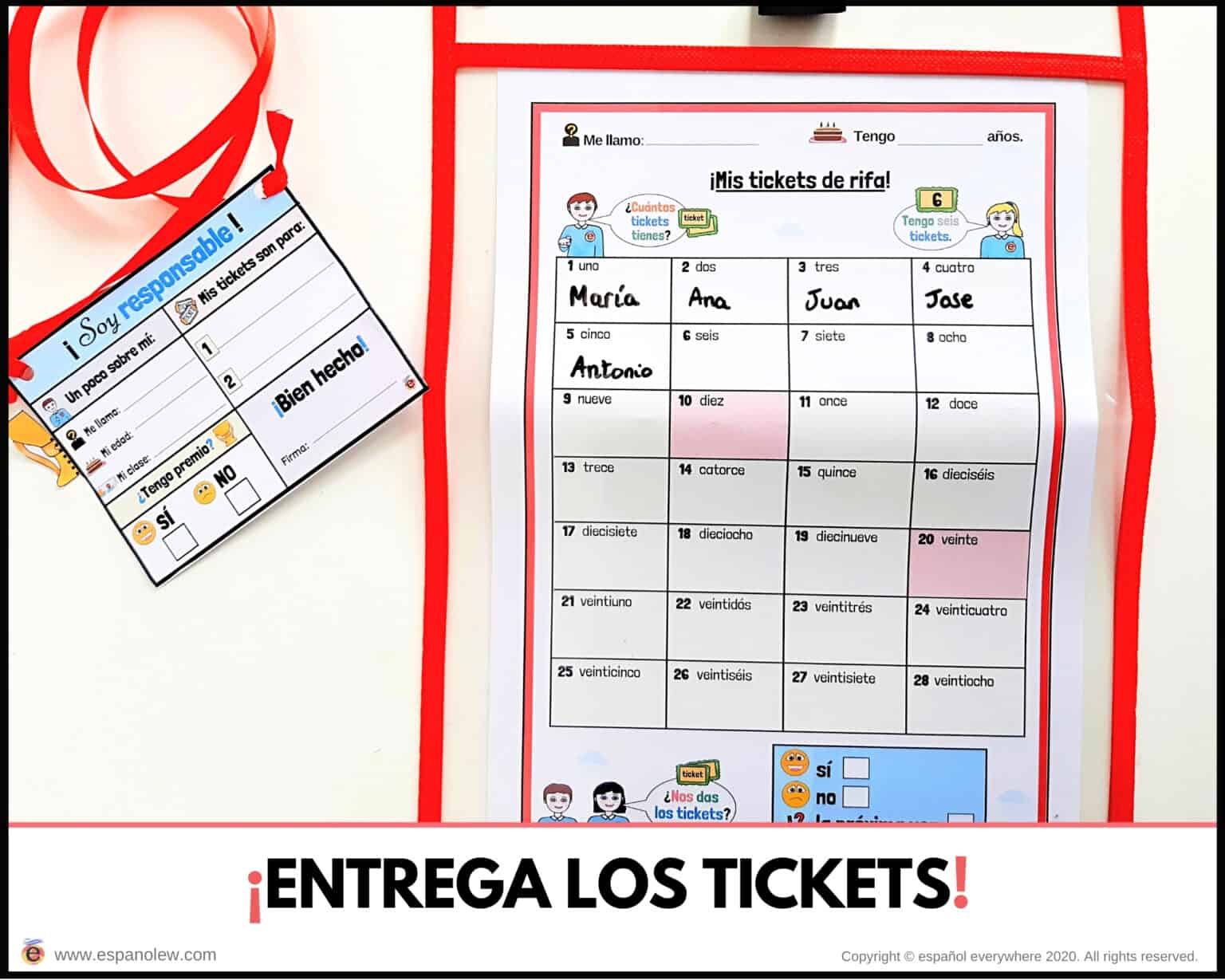 Responsable Y Tickets De Rifa Rutinas Y Premios