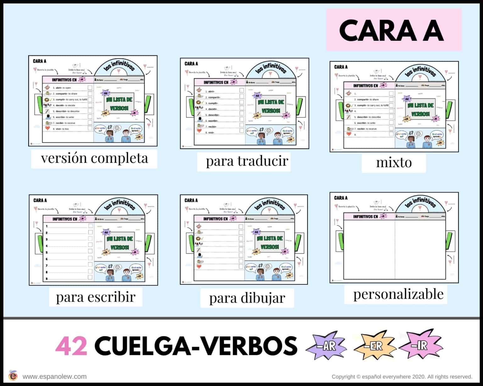 C Mo Ense Ar La Conjugaci N Ejercicios De Verbos Actividades De