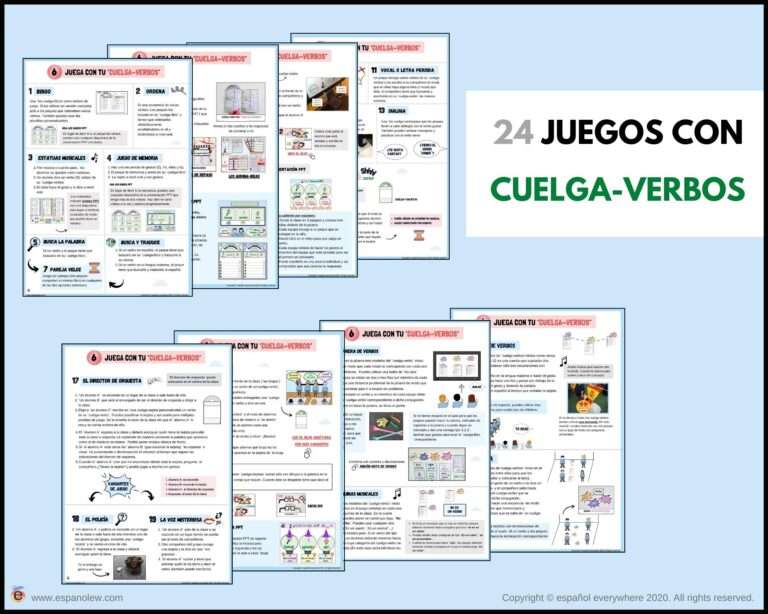 cómo enseñar la conjugación ejercicios de verbos actividades de