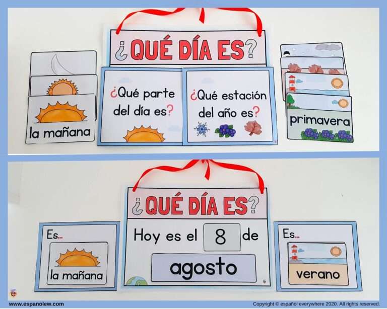 Calendario En La Clase De Espa Ol Rutinas En Clase De Ele Para Ni Os