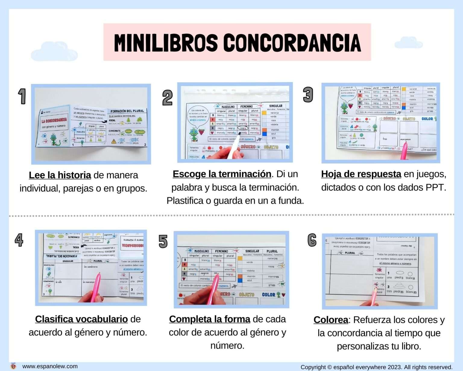 La Concordancia De Los Colores Y Sustantivos En Clase De Espa Ol