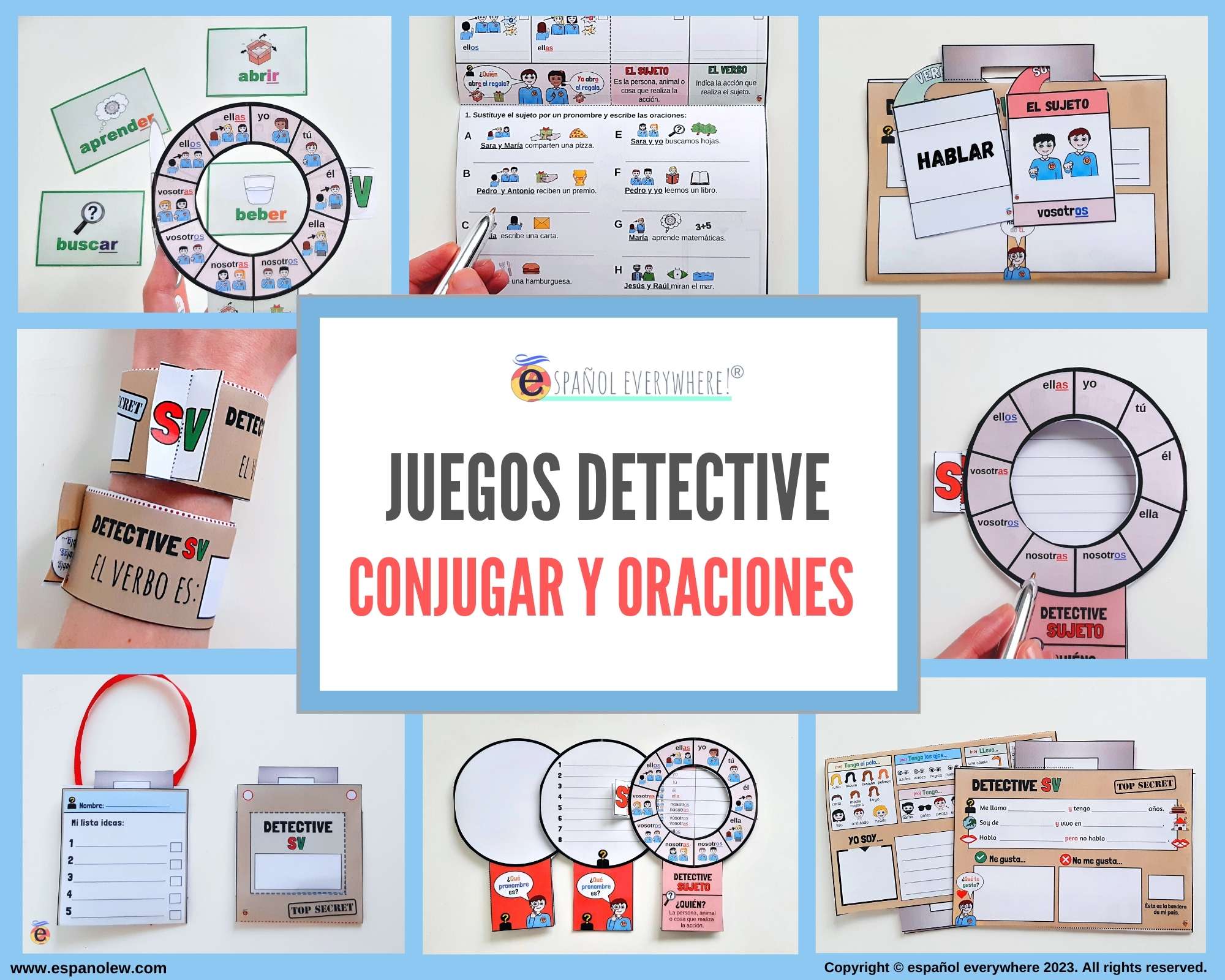 Actividades Y Juegos Para Conjugar En Clase De Espa Ol Con Ni Os