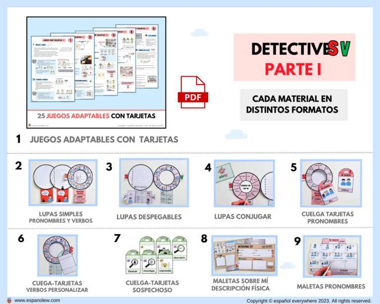 Juegos Y Actividades Para Conjugar Verbos En Clase De Espa Ol Con Ni Os