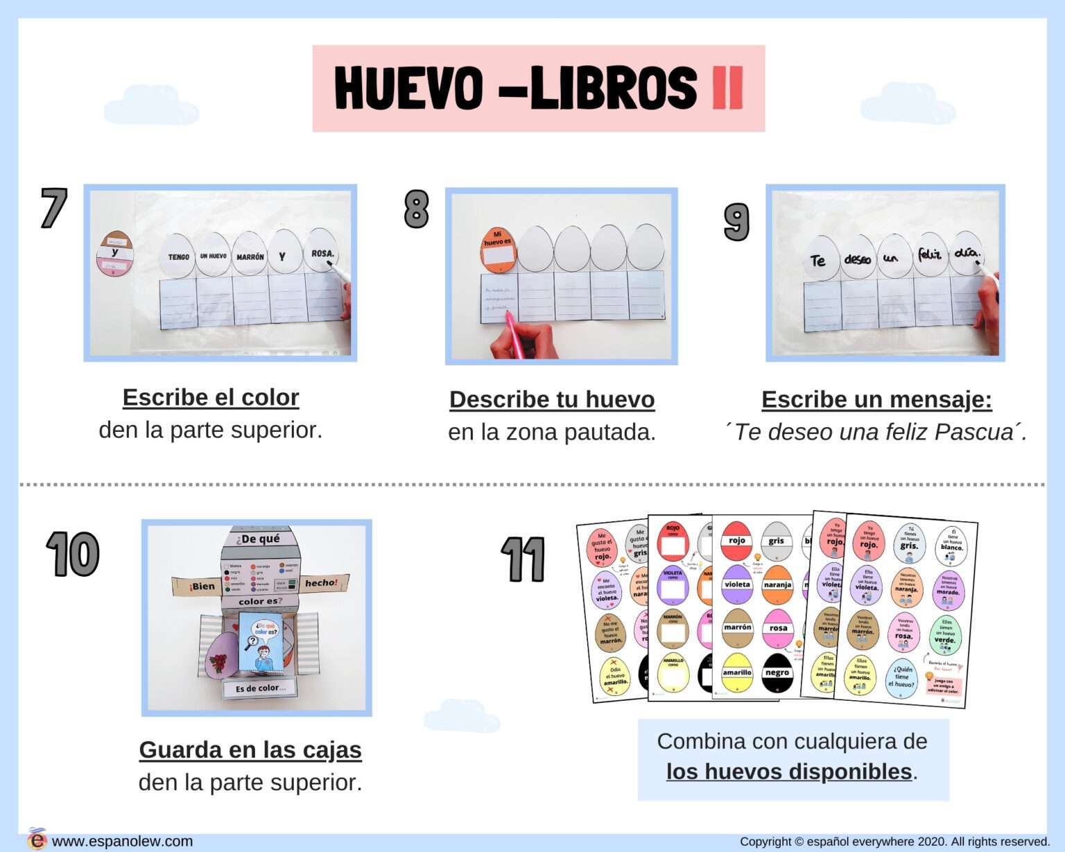 Actividads y juegos para Pascua Caza de Huevos de colores Qué hacer