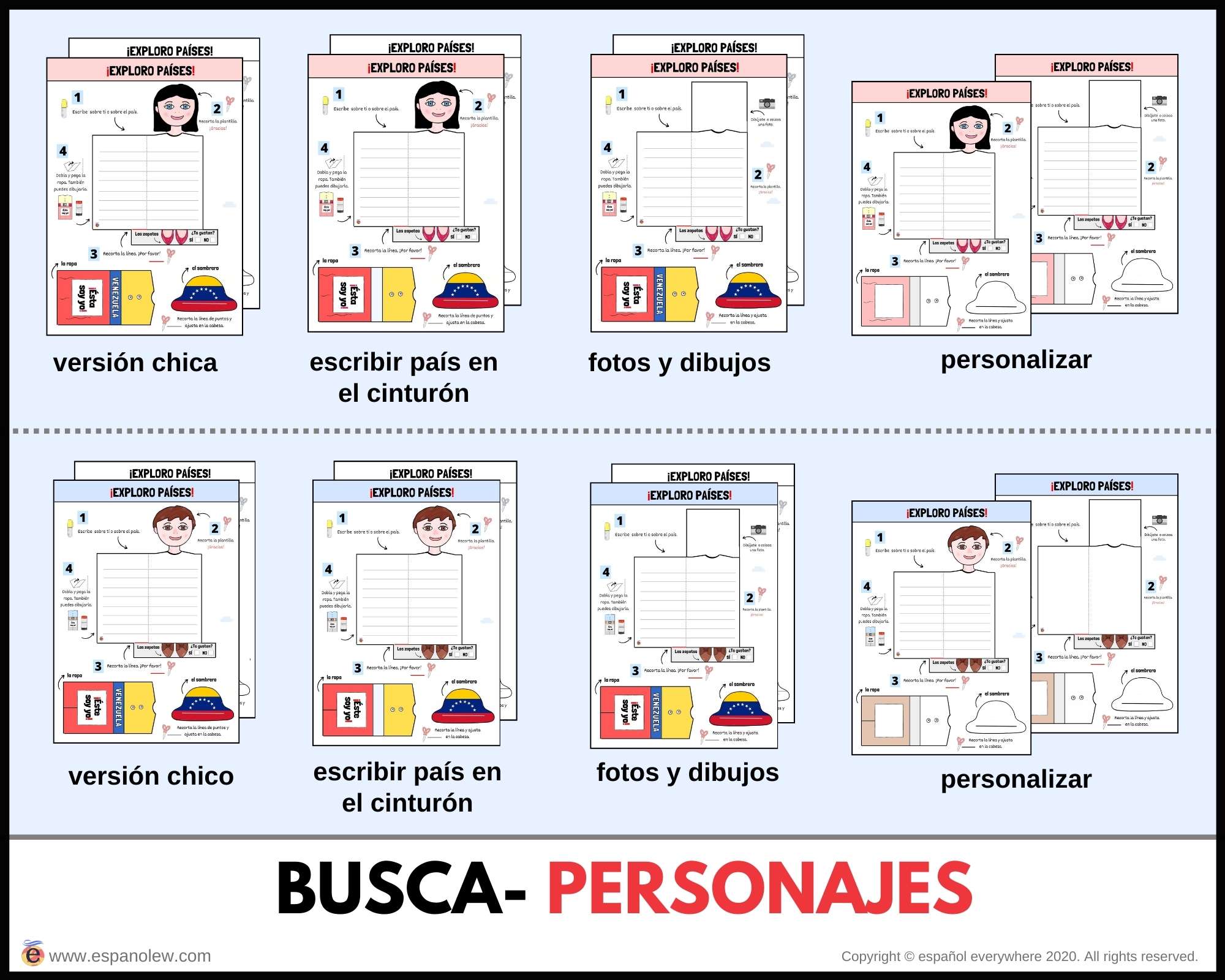 Actividades De Cultura Clase De Espa Ol Para Ni Os Pa Ses De Habla