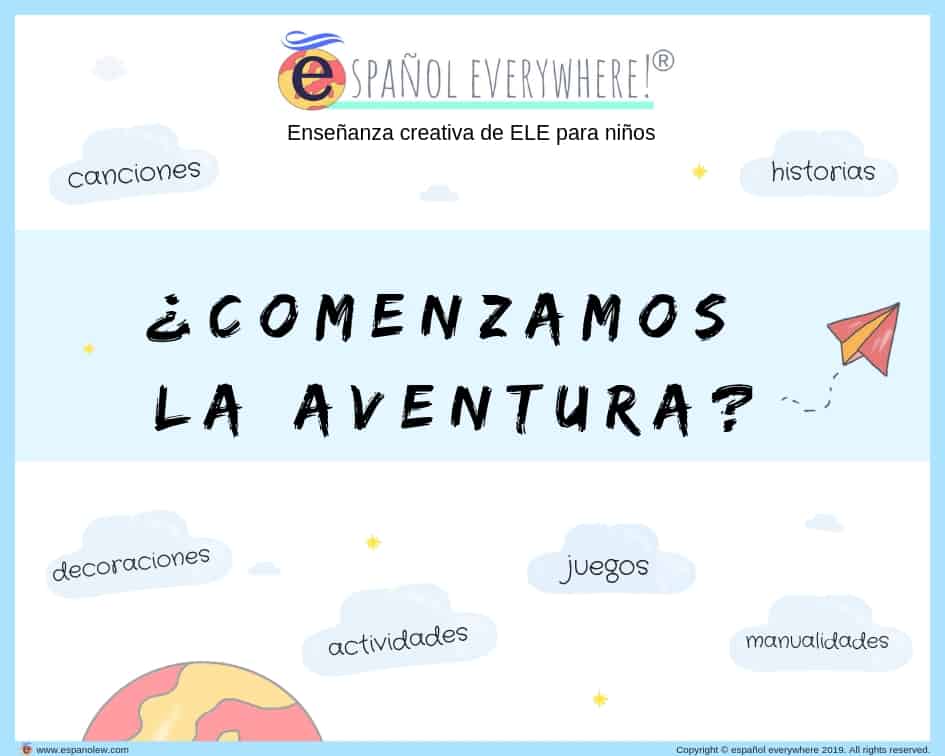 español everywhere. actividades y juegos para clases de español para niños de primaria. ELE creativo.