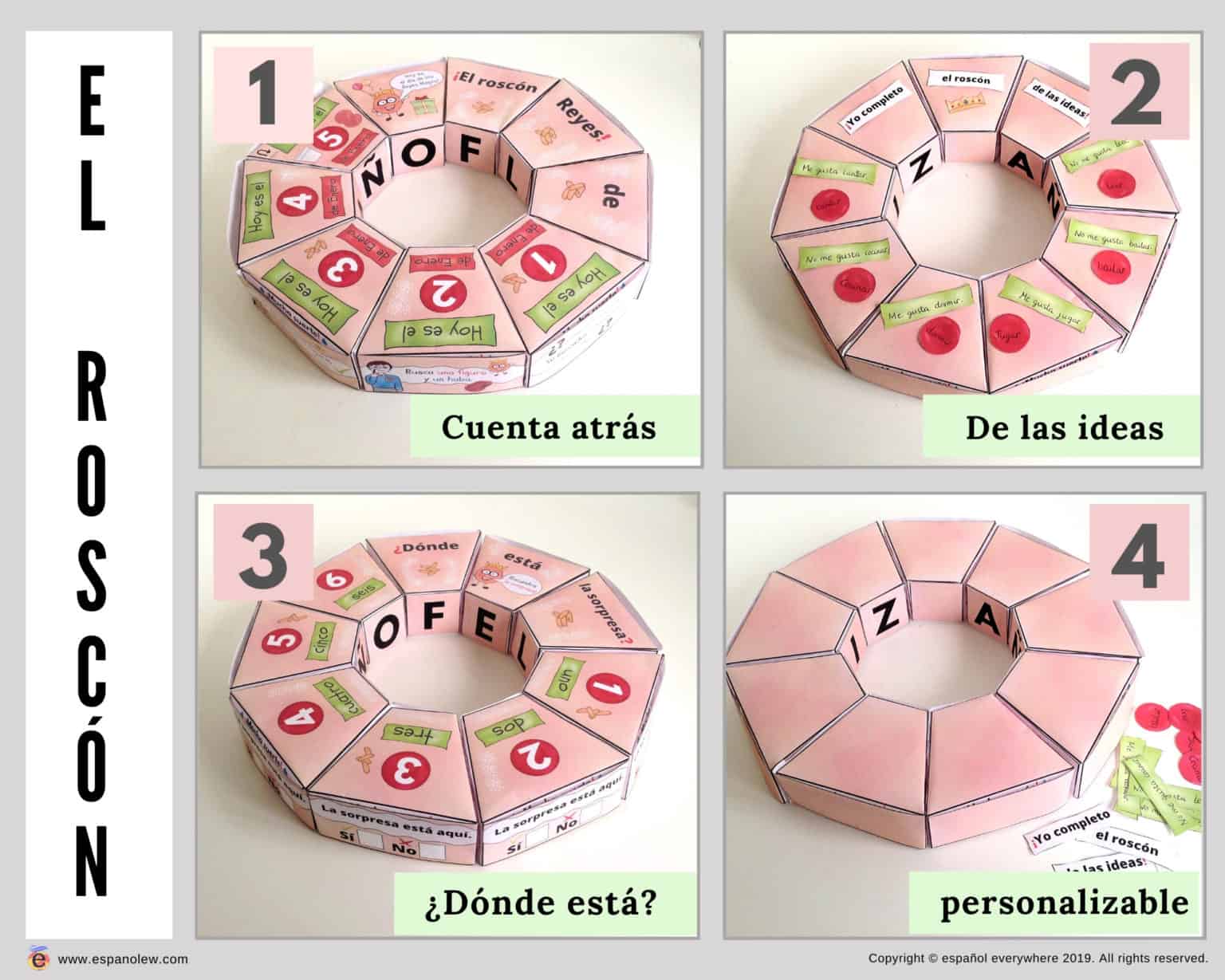👑EL ROSCÓN DE REYES. Actividades y manualidades con niños para el Día