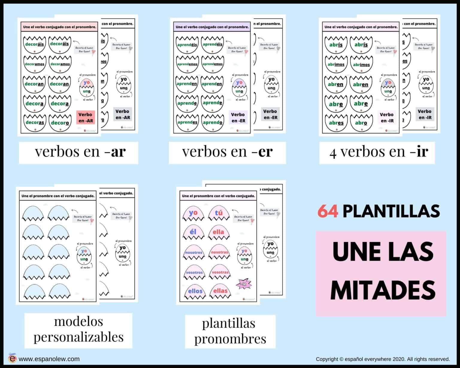 Actividades Para Conjugar Verbos. Cómo Conjugar Los Verbos En Español ...