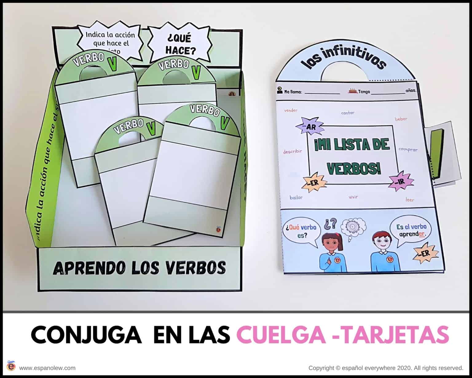 Cómo Conjugar Los Verbos En Español. Actividades Para Conjugar Verbos ...