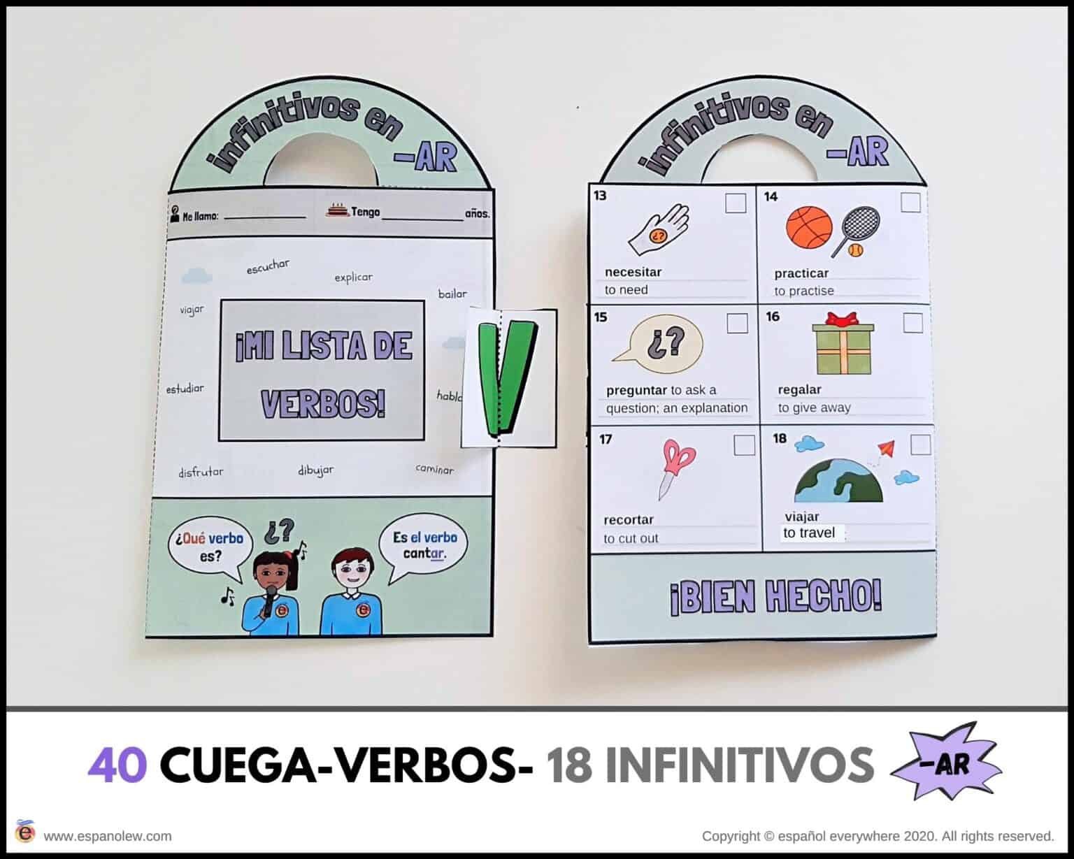 Cómo Enseñar La Conjugación. Ejercicios De Verbos. Actividades De ...