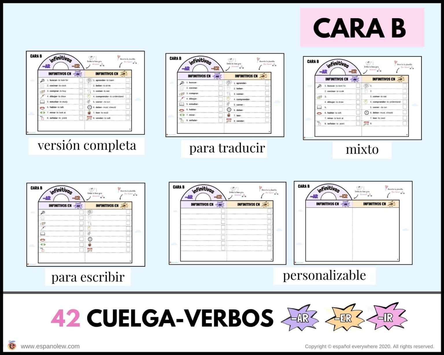 Cómo Enseñar La Conjugación. Ejercicios De Verbos. Actividades De ...