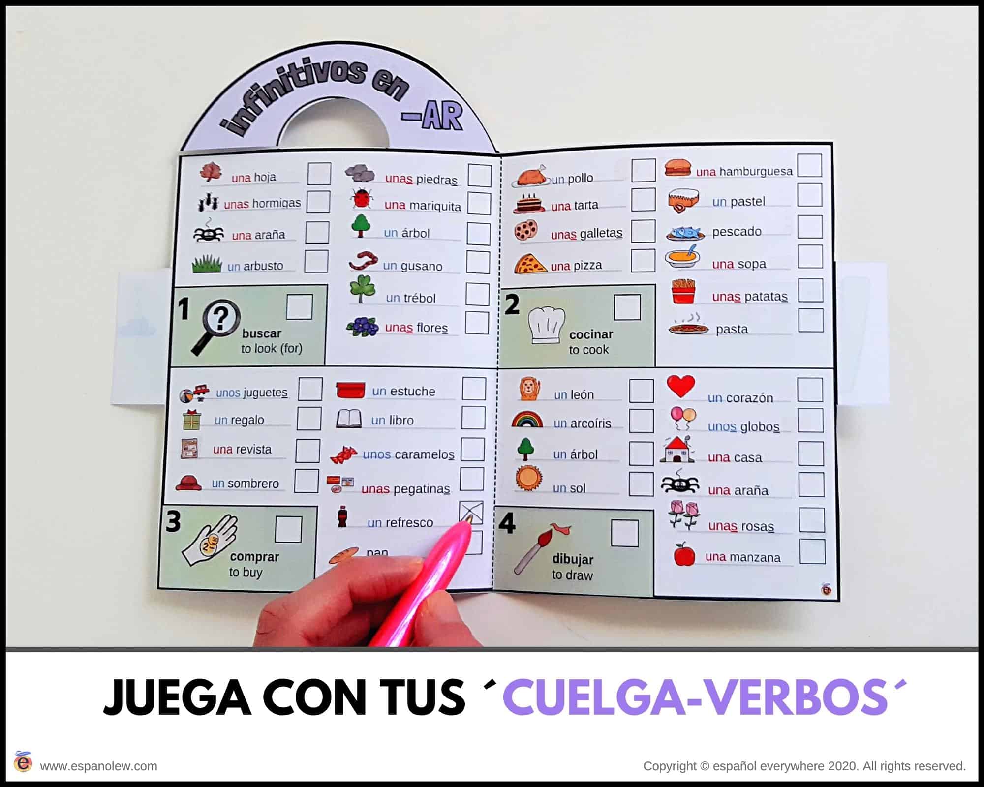 Juegos Para Practicar Espanol 2 Silabario En Espanol Verbos En - Otosection