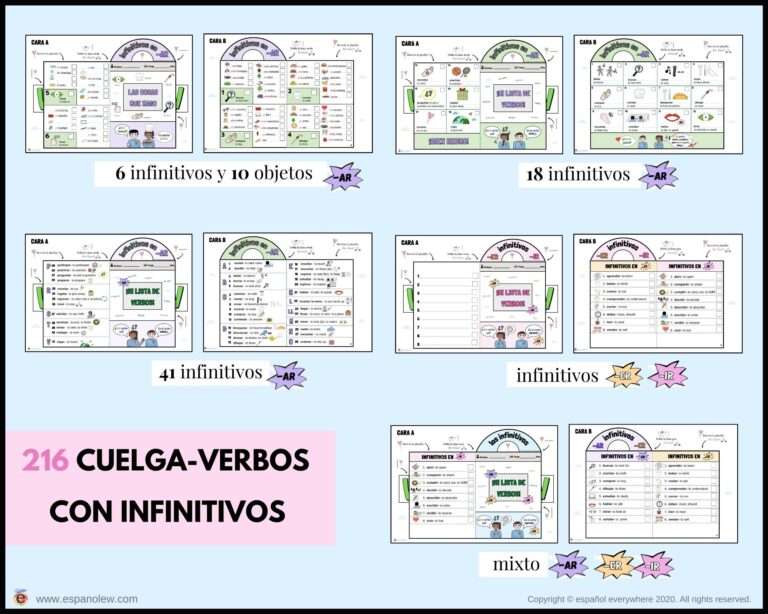 C Mo Ense Ar La Conjugaci N Ejercicios De Verbos Actividades De Verbos Para Ni Os Juegos Para