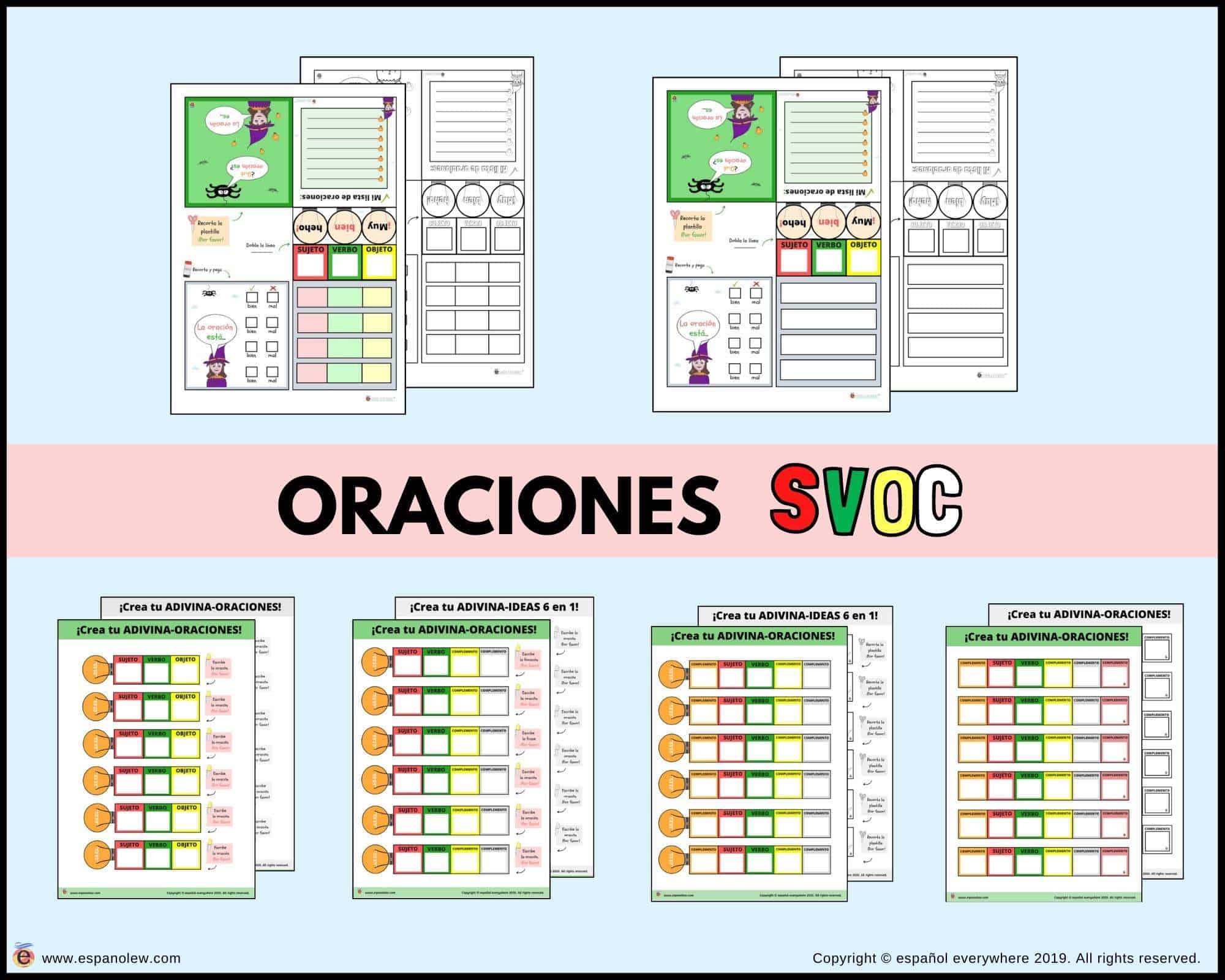 Cómo Hacer Oraciones Simples En Español. Conjugación Española ...