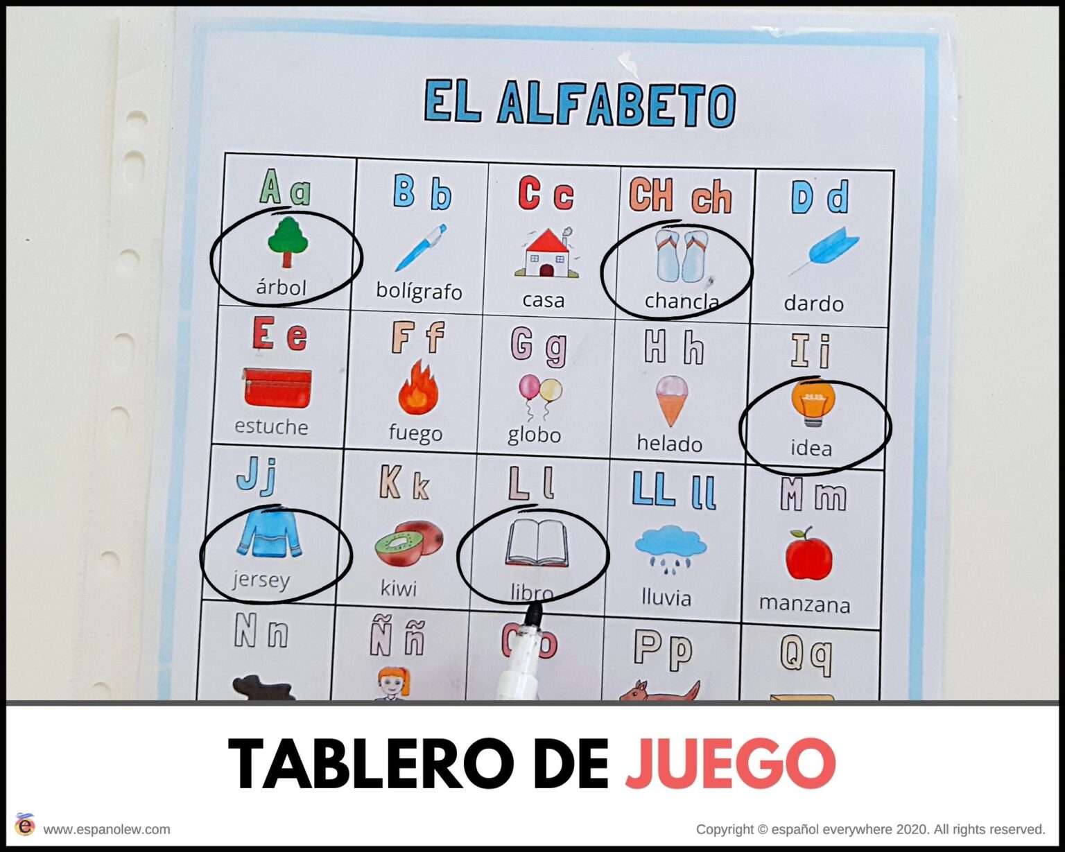 The Alphabet In Spanish El Alfabeto En Español Juegos Para Aprender El Alfabeto El Abecedario