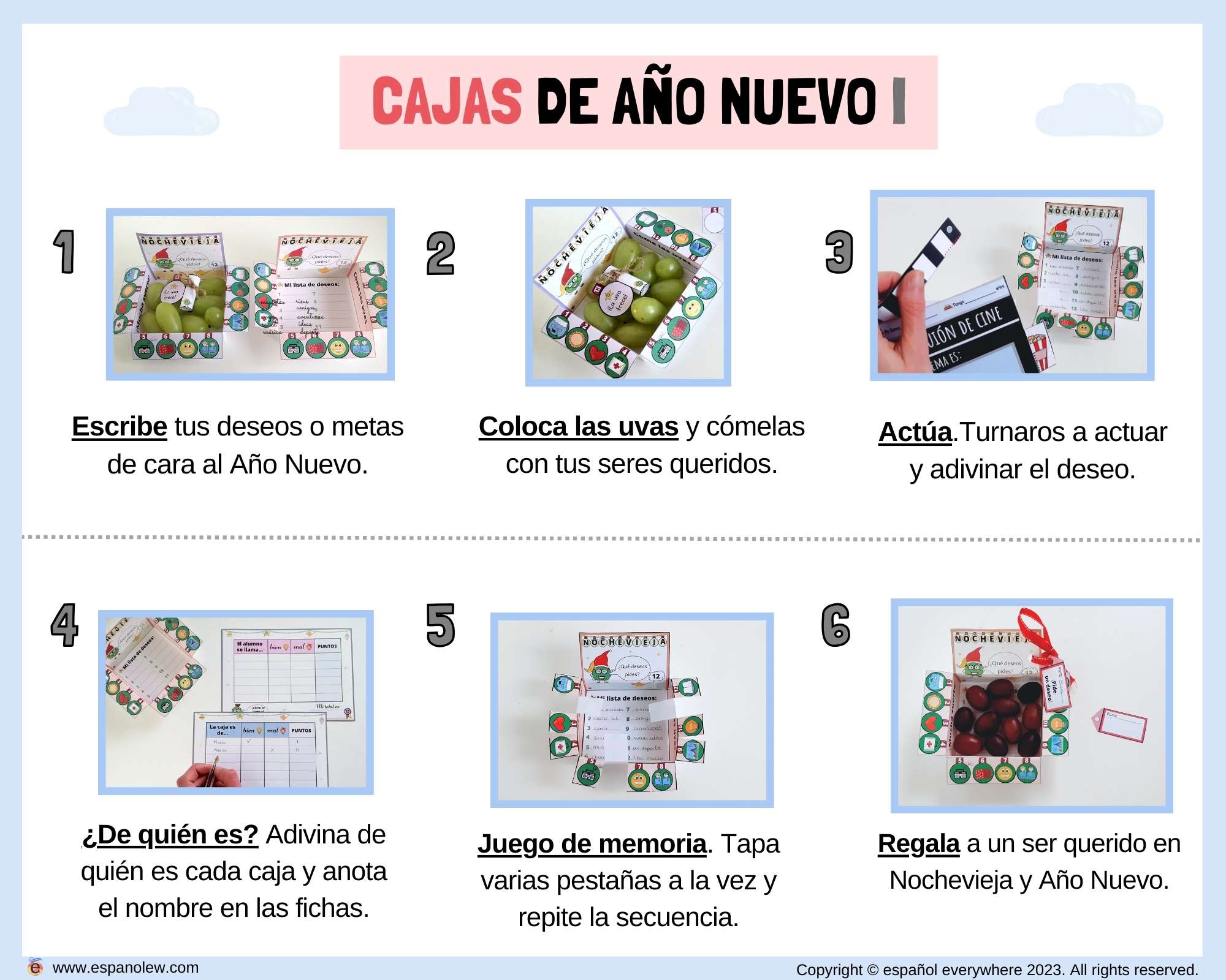 lista de propósitos de año nuevo 2023