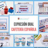 ✂💻Cafetería española- Vocabulario, precios,  expresión oral y decoraciones.