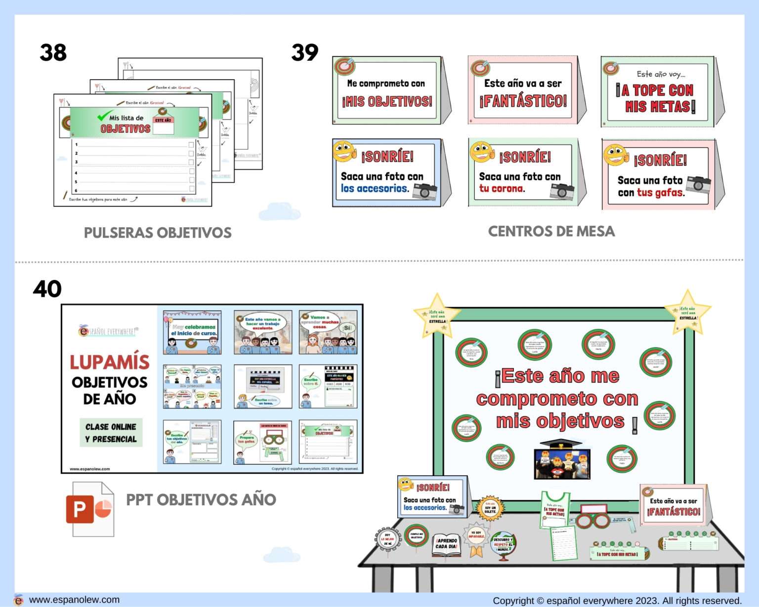 Me Presento Objetivos Del A O Actividaes Para La Vuelta Al Cole Mis Metas Y Objetivos Clase