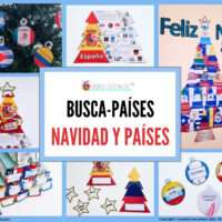 ✂💻´Busca-países de Navidad´- Celebra Navidad y explora países HABLA HISPANA O ADAPTABLE