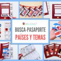 Pasaportes educativos imprimibles para niños: países, viajes y valores