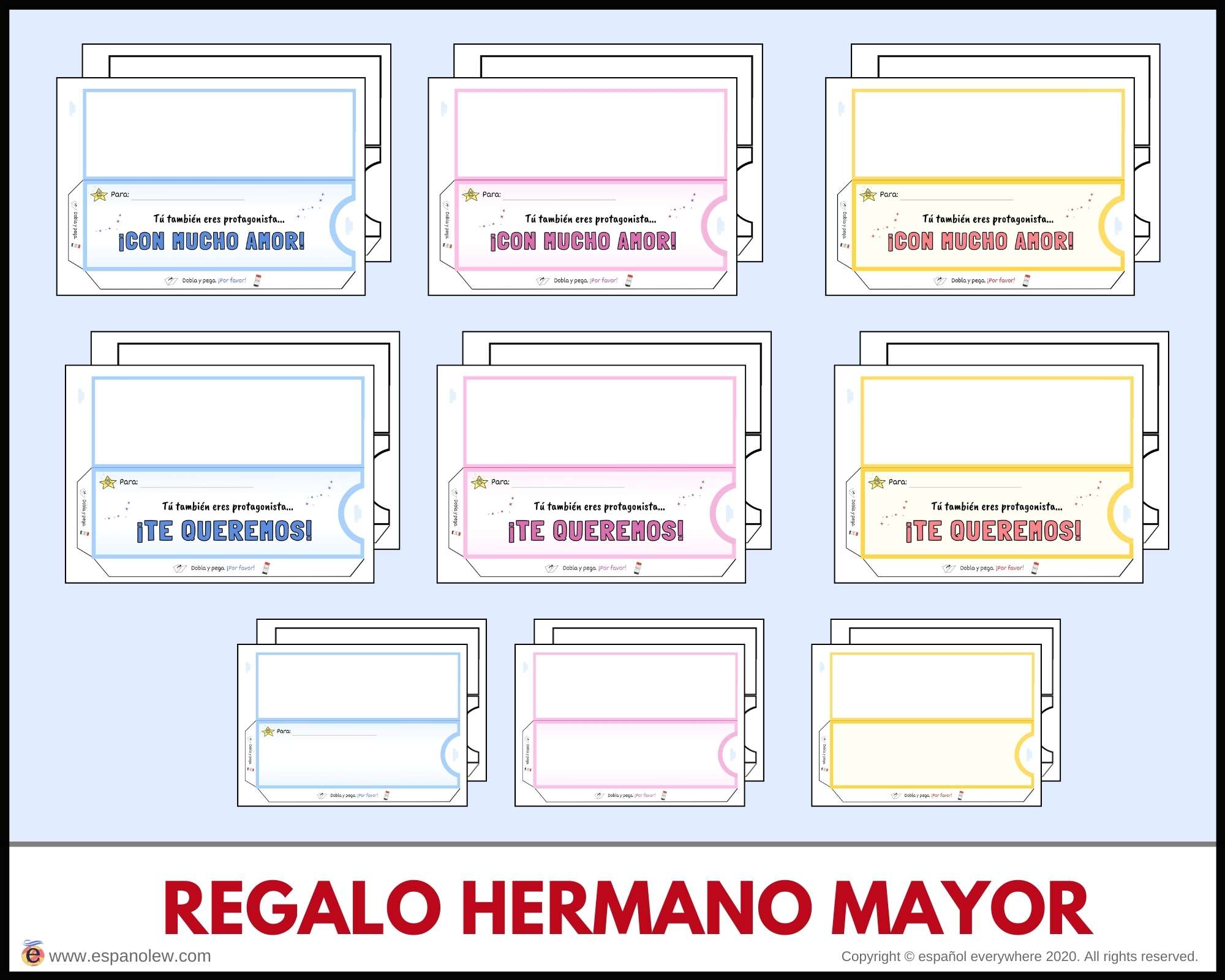 Actividad para hermanos. Experiencia familiar. Kit bienvenida hermano mayor. Nacimiento nuevo hermanito. Llegada del bebé (27)