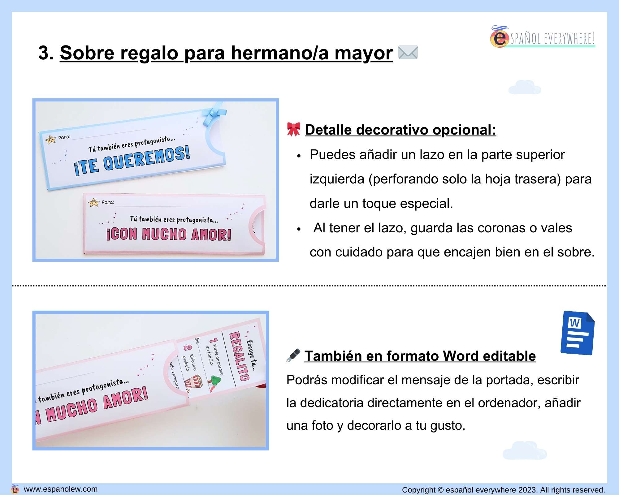 Actividad para hermanos. Experiencia familiar. Kit bienvenida hermano mayor. Nacimiento nuevo hermanito. Llegada del bebé (31)