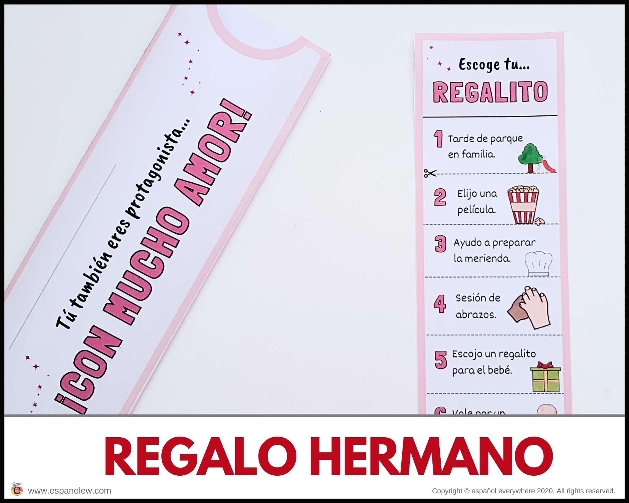 Actividad para hermanos. Experiencia familiar. Kit bienvenida hermano mayor. Nacimiento nuevo hermanito. Llegada del bebé (32)