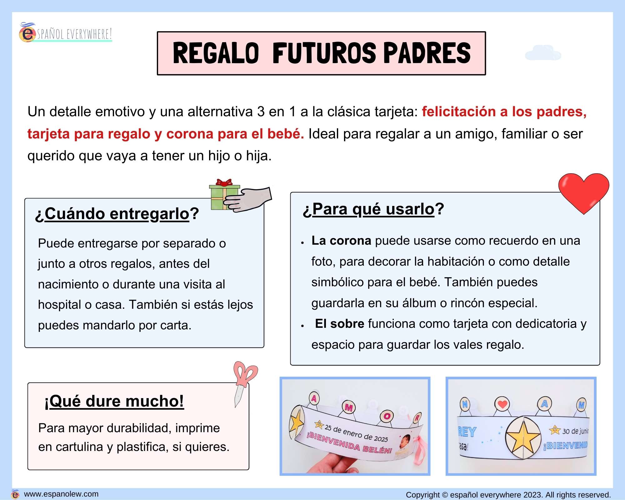 Regalo recién nacido. Baby shower. Tarjetas felicitación bebé. Detalle para futuros padres. Nacimiento. Regalo padres primerizos (2)