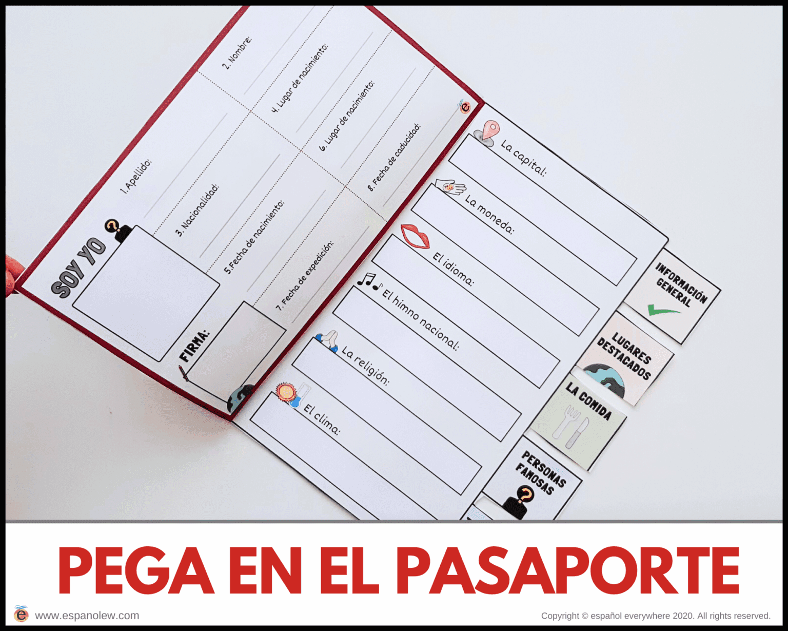 Pasaportes educativos para niños ️ Países y viajes
