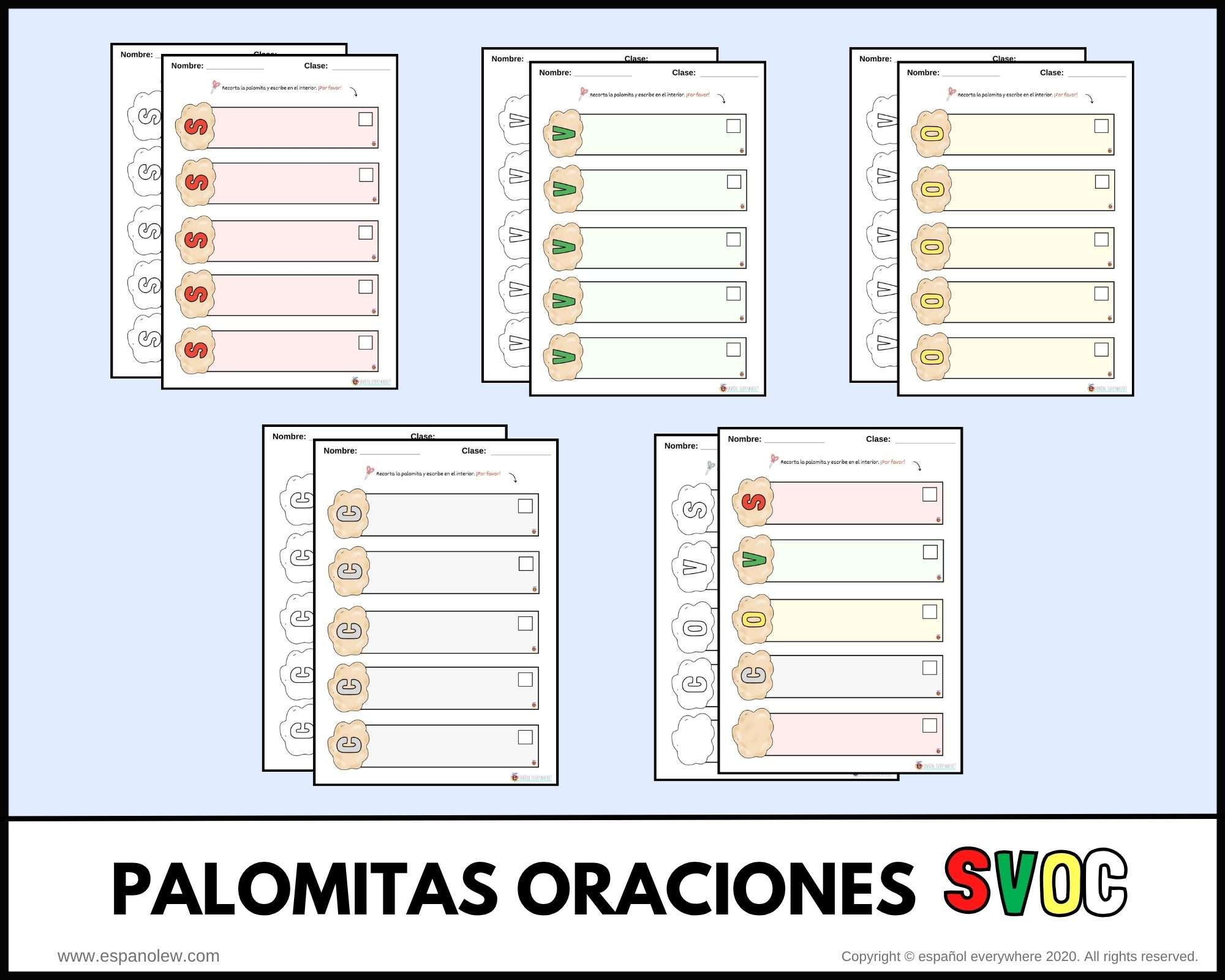 Cómo enseñar a formar oraciones a niños. Gramática y partes de la oración. Clase de español (4)