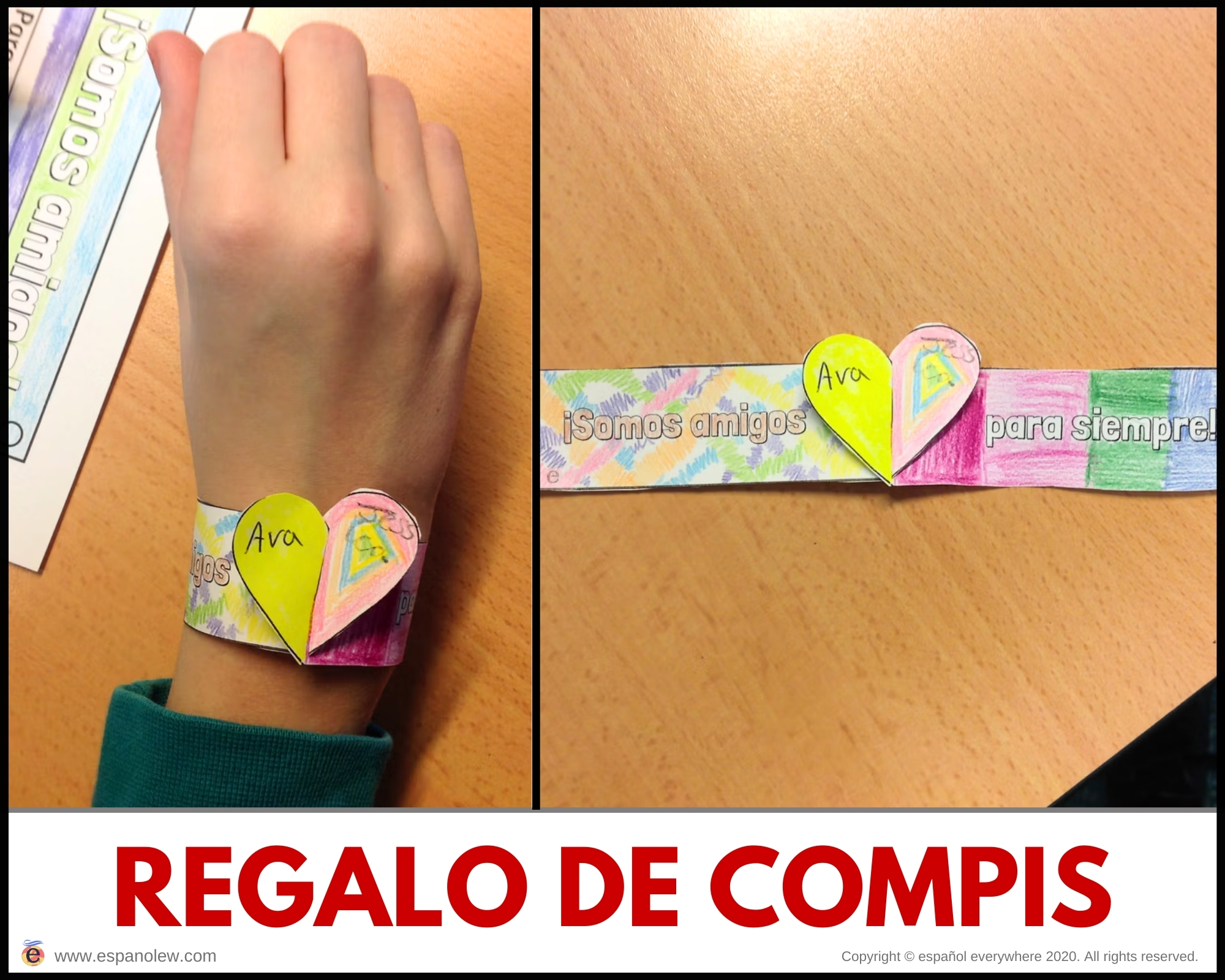 Actividades amistad y compañerismo. Ideas para San Balentín. Regalos e intercambios con colegios. (20)