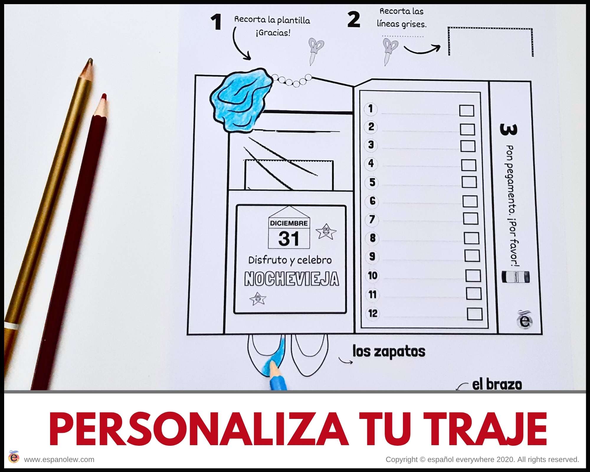 Juegos y manualidades divertidas para celebraciones. Fiestas destacadas año. Clase de español para niños (4)