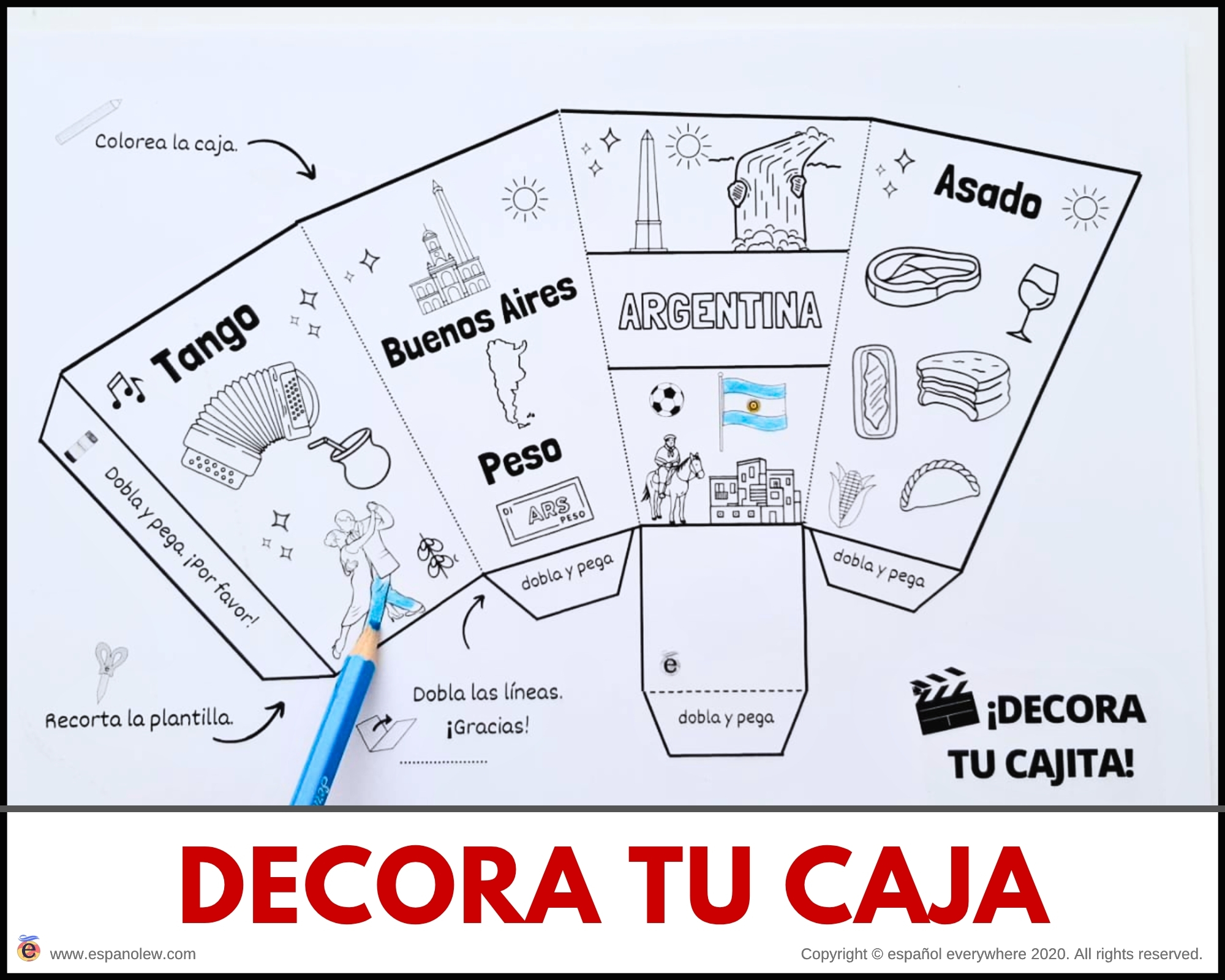 Actividades Cultura Española e Hispana Meriendas Culturales y Snacks del Mundo Hispano Países Hispanohablantes para Aula (Imprimible) (12)