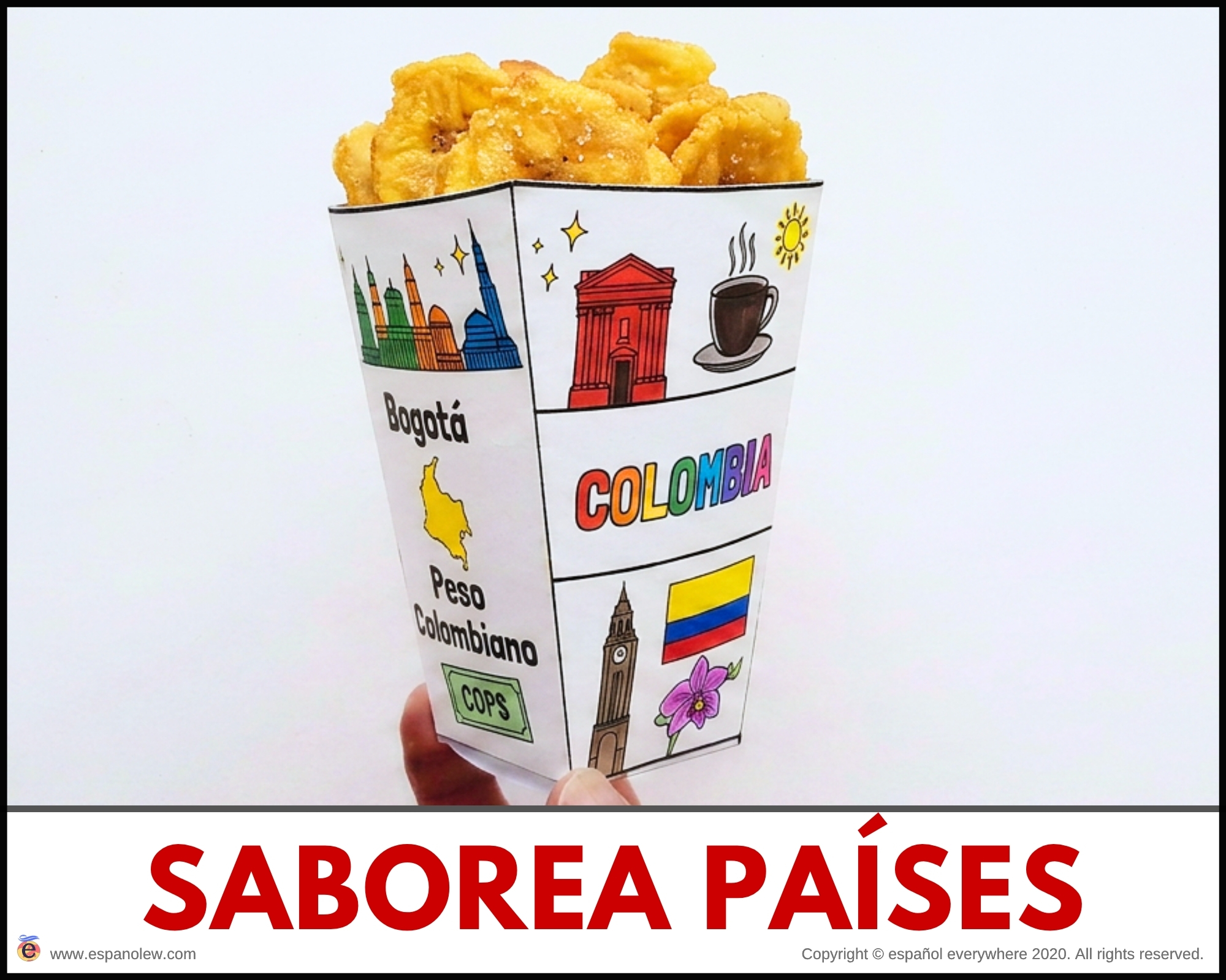 Actividades Cultura Española e Hispana Meriendas Culturales y Snacks del Mundo Hispano Países Hispanohablantes para Aula (Imprimible) (20)