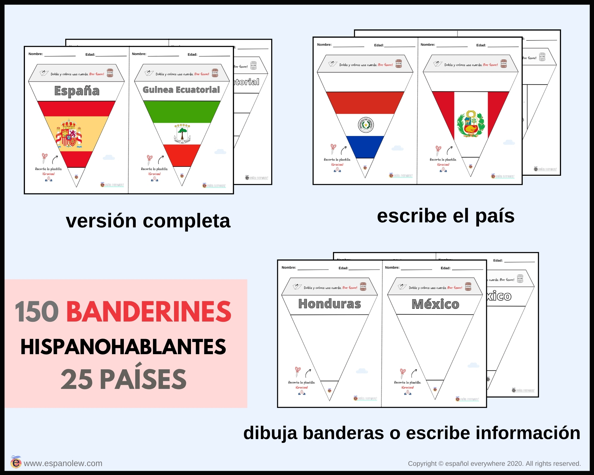 Actividades Cultura Española e Hispana Meriendas Culturales y Snacks del Mundo Hispano Países Hispanohablantes para Aula (Imprimible) (29)