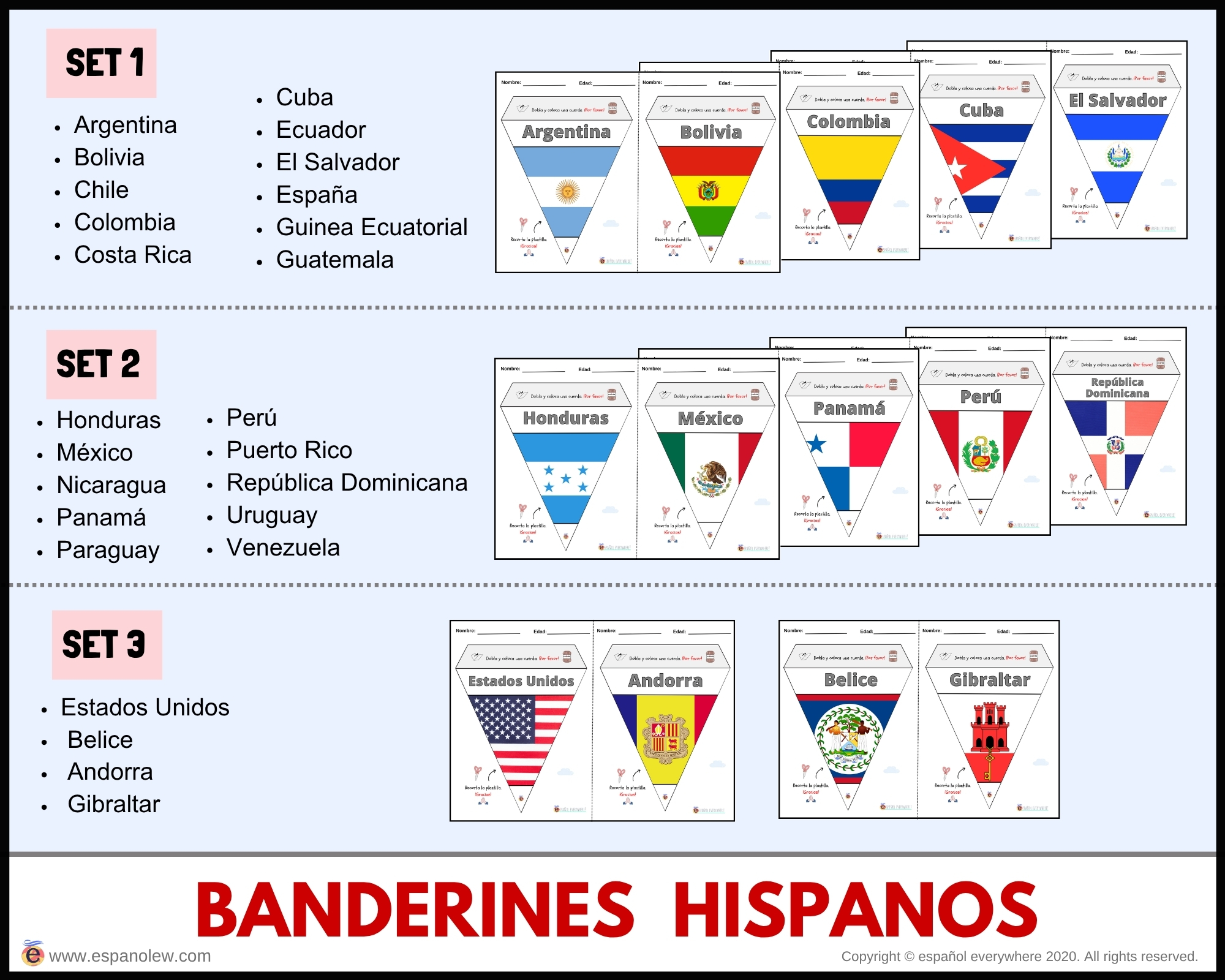 Actividades Cultura Española e Hispana Meriendas Culturales y Snacks del Mundo Hispano Países Hispanohablantes para Aula (Imprimible) (30)