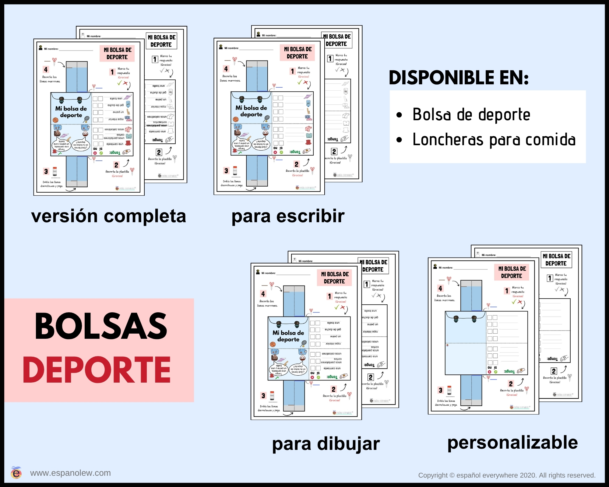Materiales de fútbol para la clase de español ELE en Primaria Expresión oral, vocabulario, gramática, conjugación de verbos, países hispanohablantes, Mundial y actividades manipulativas (156)