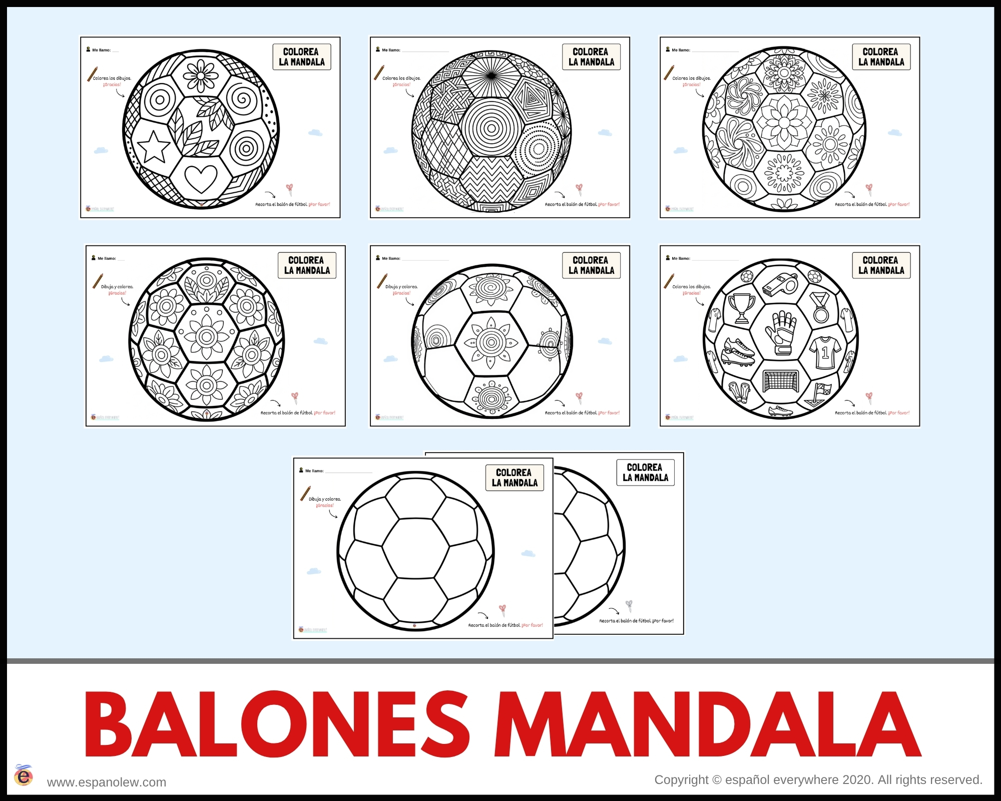 Materiales de fútbol para la clase de español ELE en Primaria Expresión oral, vocabulario, gramática, conjugación de verbos, países hispanohablantes, Mundial y actividades manipulativas (68)