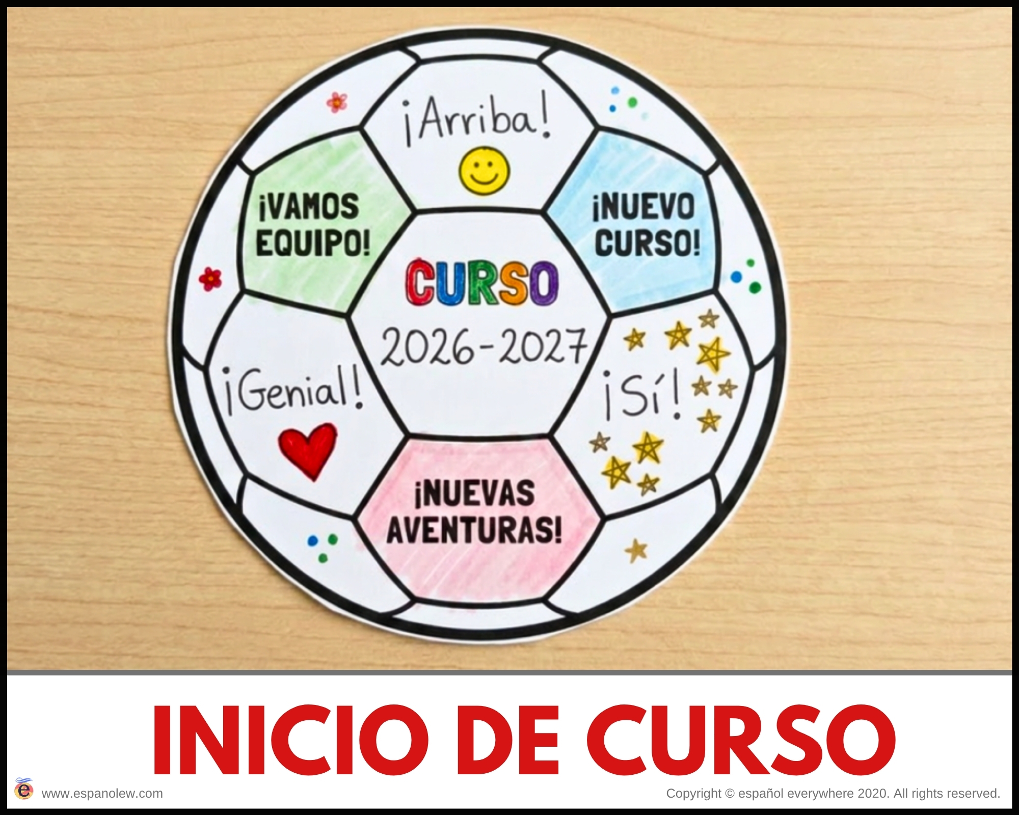 Materiales de fútbol para la clase de español ELE en Primaria Expresión oral, vocabulario, gramática, conjugación de verbos, países hispanohablantes, Mundial y actividades manipulativas (74)