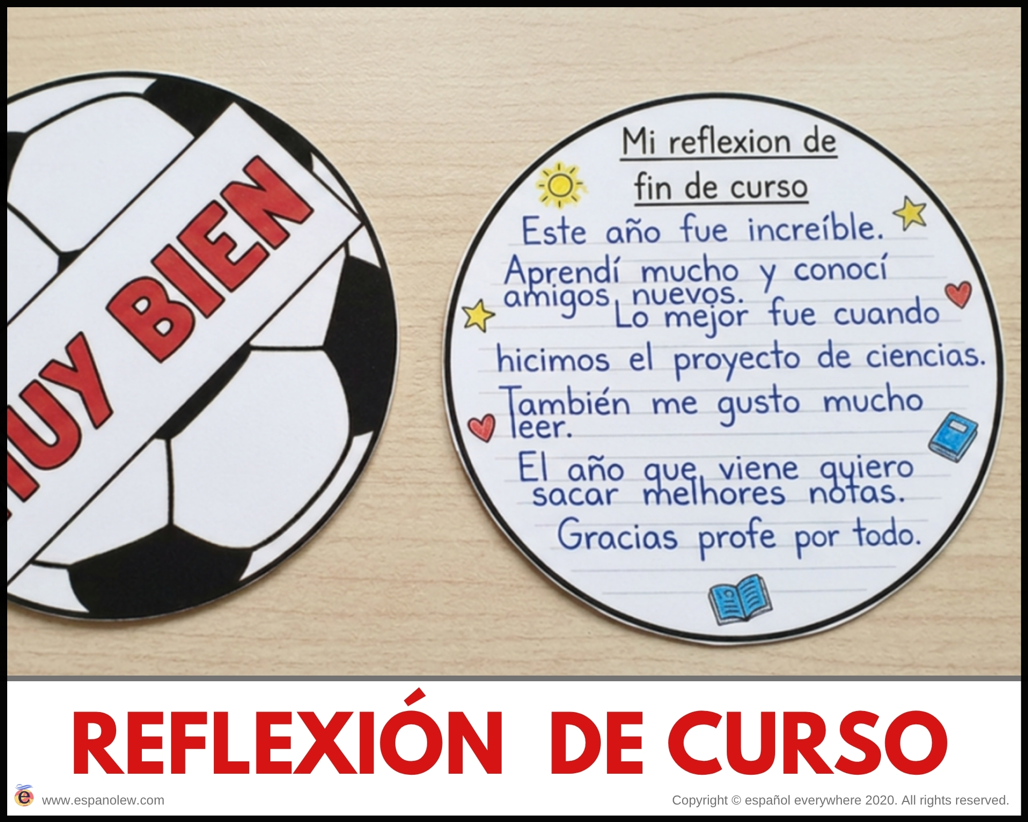 Materiales de fútbol para la clase de español ELE en Primaria Expresión oral, vocabulario, gramática, conjugación de verbos, países hispanohablantes, Mundial y actividades manipulativas (85)