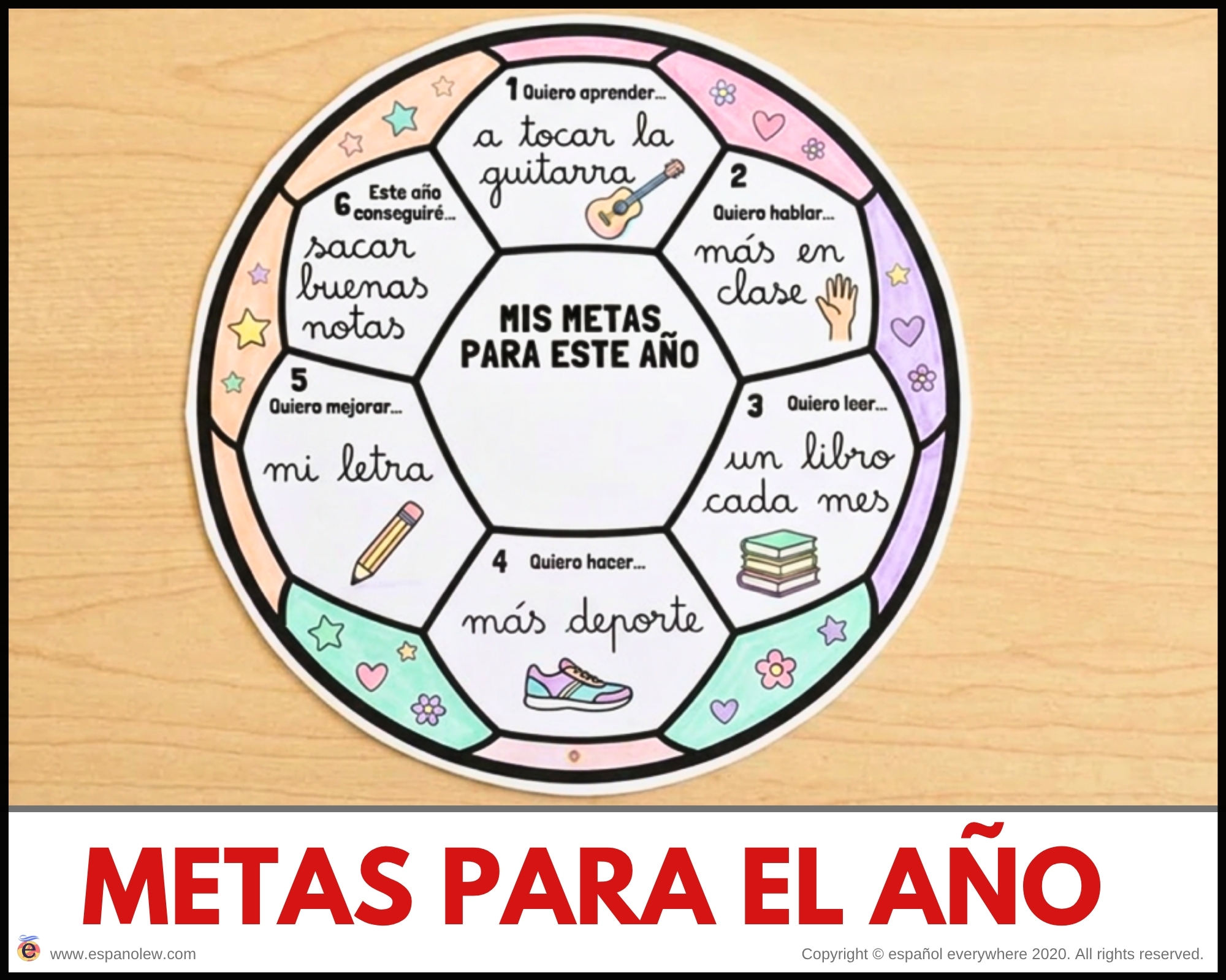 Materiales de fútbol para la clase de español ELE en Primaria Expresión oral, vocabulario, gramática, conjugación de verbos, países hispanohablantes, Mundial y actividades manipulativas (95)